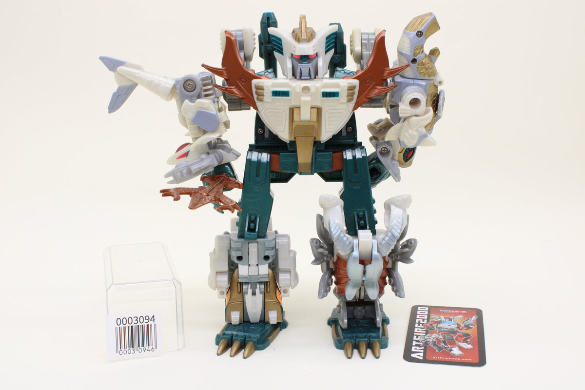 Transformers BWII God Neptune Beast Wars D-21 Japanese Loose Complete