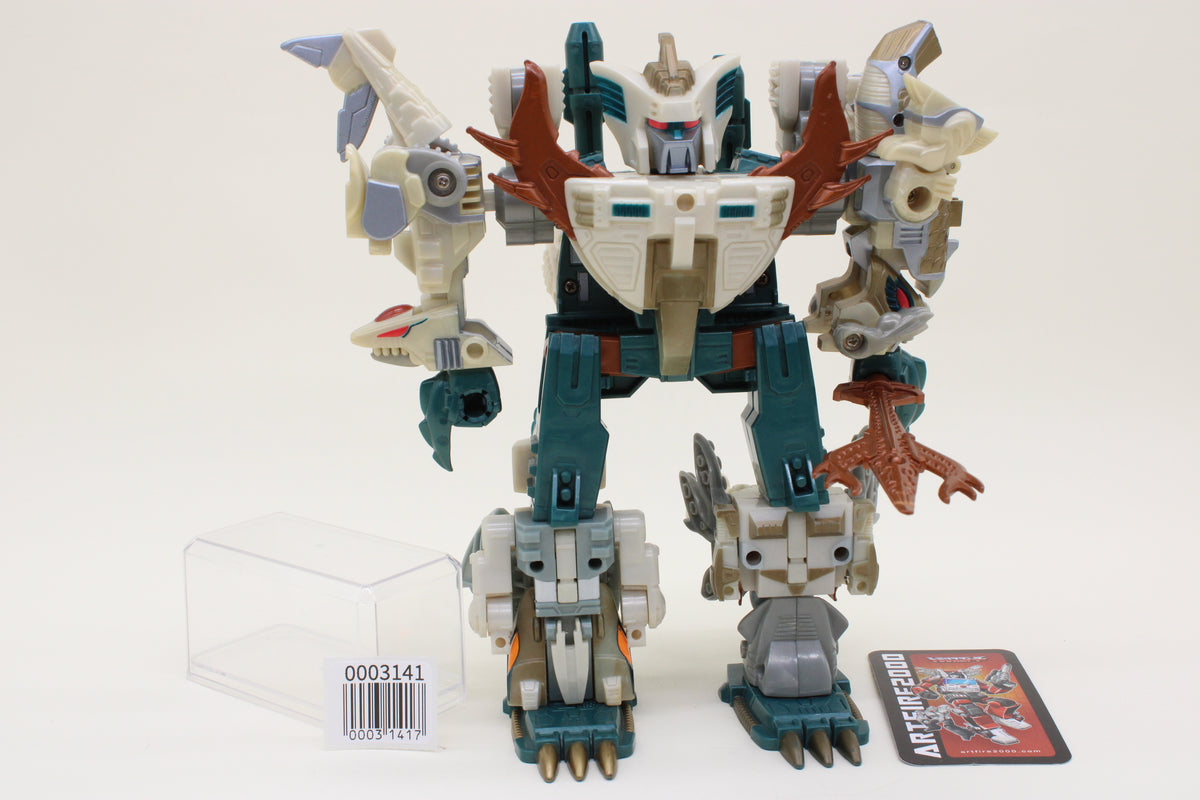 Transformers BWII God Neptune Beast Wars D-21 Japanese Loose