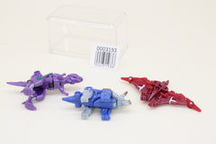 Transformers Micron Booster 4 Dinobots Ironlunge Reptix Gnashteeth Japanese Loose