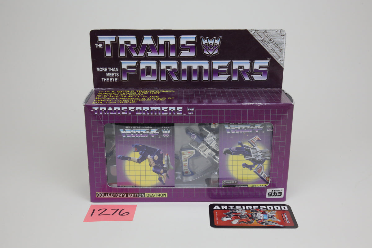 eHobby Microchange Blue Ravage & Laserbeak reissue Japanese Transformers MIB