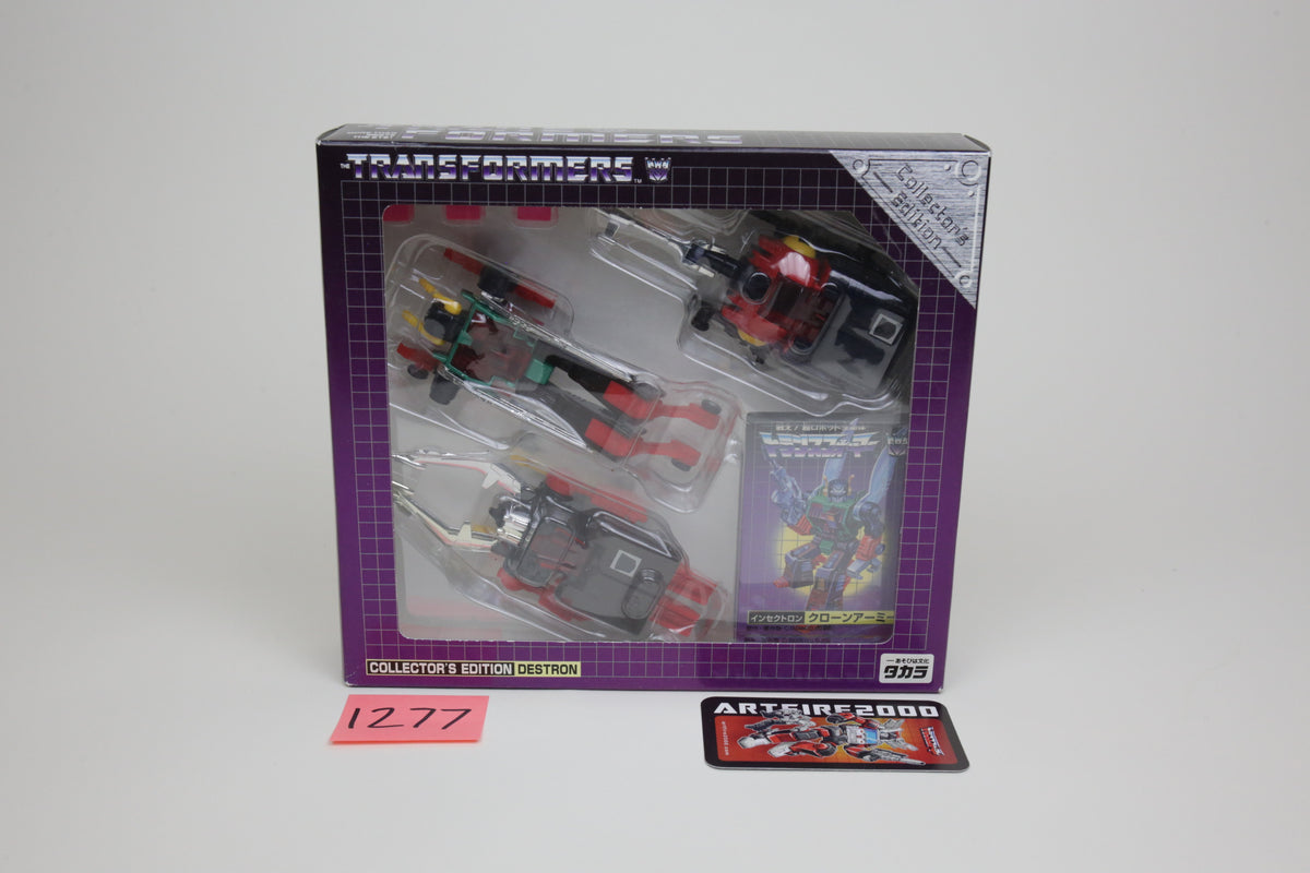 eHobby Diaclone Insecticons reissue Japanese Transformers MISB