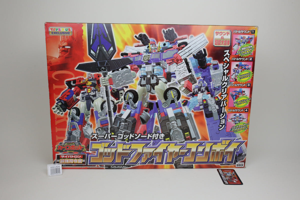 Robots In Disguise Car Robots TRU God Fire Convoy Spc. Clear Ver. Japanese Transformers MIB