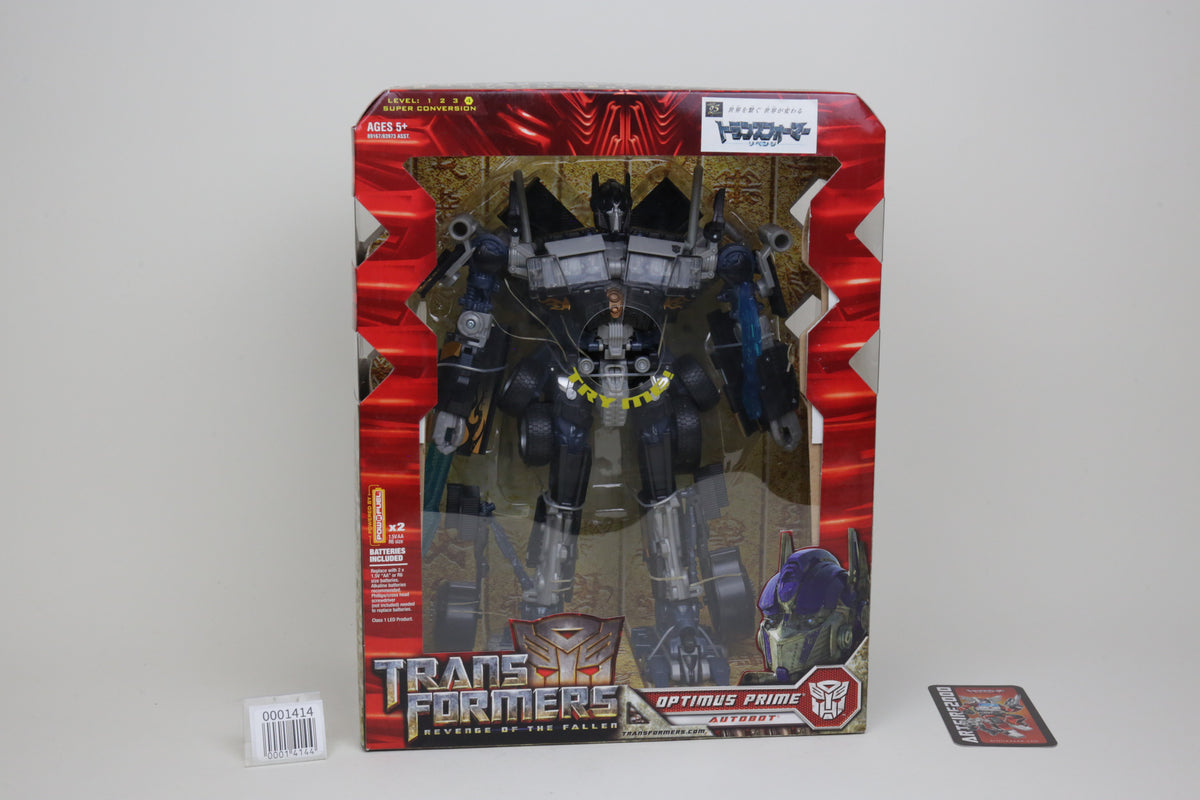 Revenge of the Fallen Movie Optimus Prime Black Version Japanese Transformers MISB