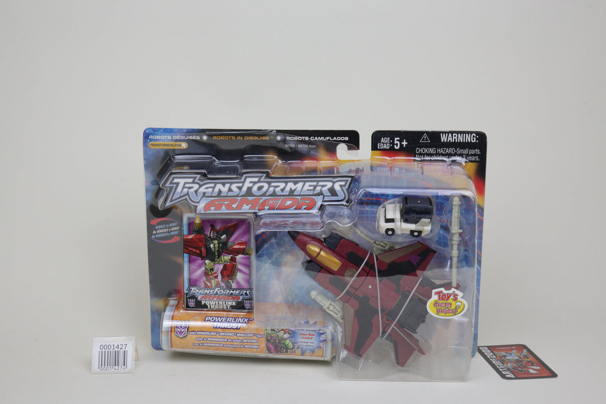 Armada Powerlinx Thrust & Inferno Japanese Transformers MOSC
