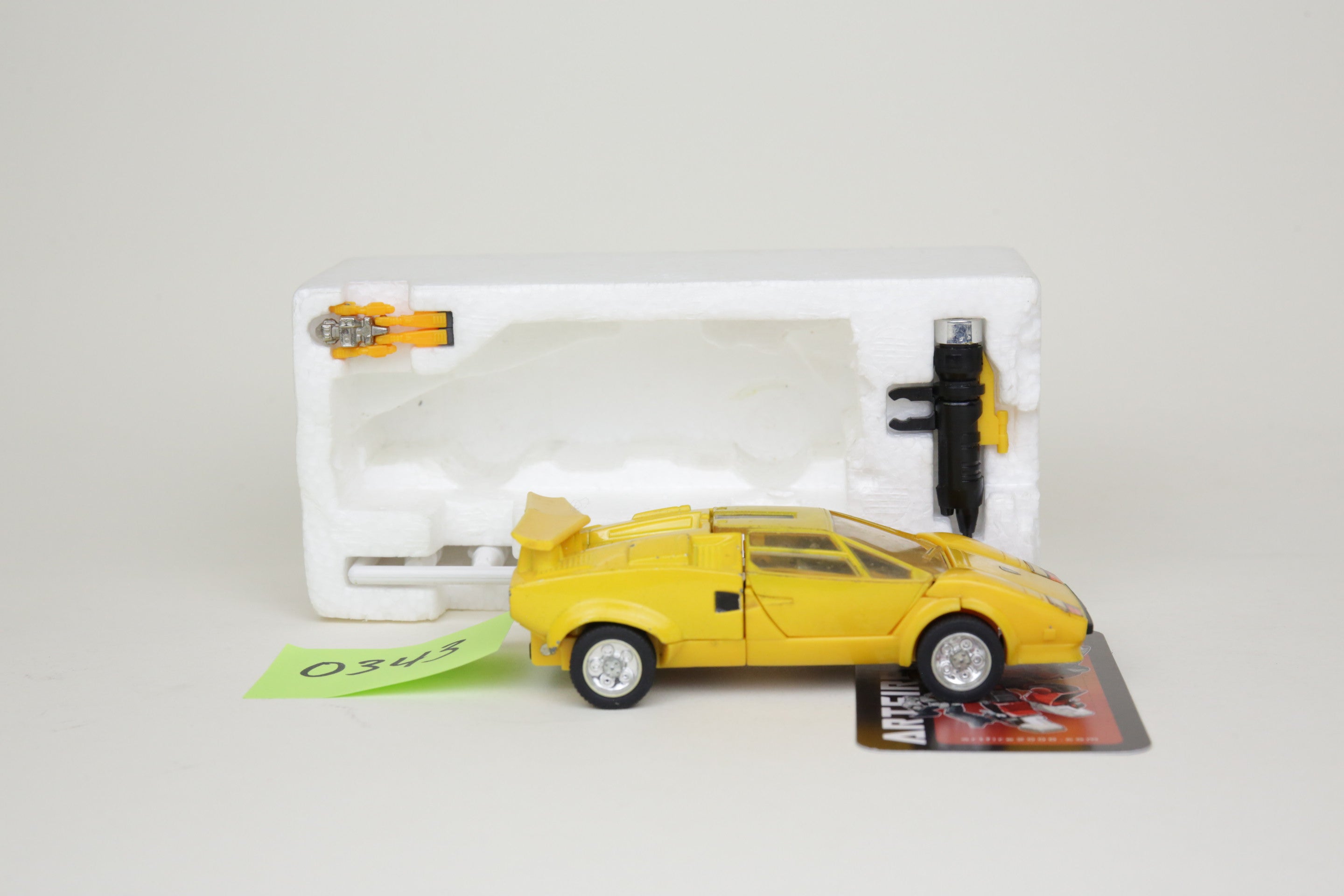 Diaclone Yellow Sideswipe MIB