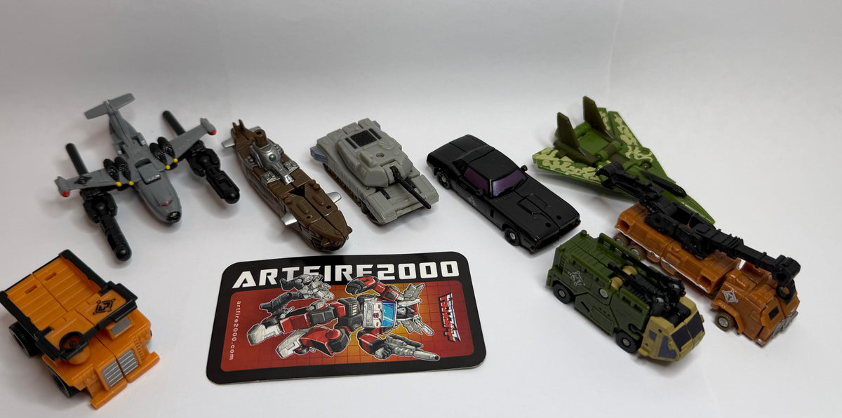 Galaxy Force Cybertron Revenge of the Fallen Movie Minicon 8-Pack Transformers Loose